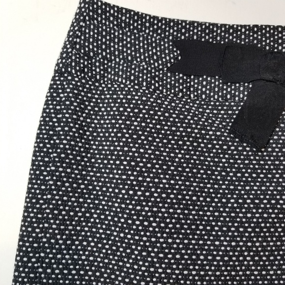 Ann Taylor Loft black and white skirt - Picture 2 of 6